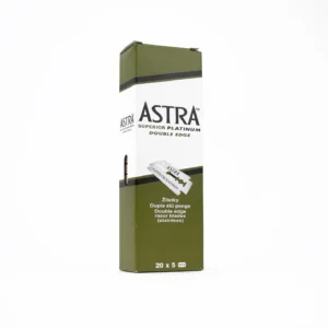 Astra Superior Platinum Double Edge Shaving Razor Blades 100 Pcs Barber Favored by Astra