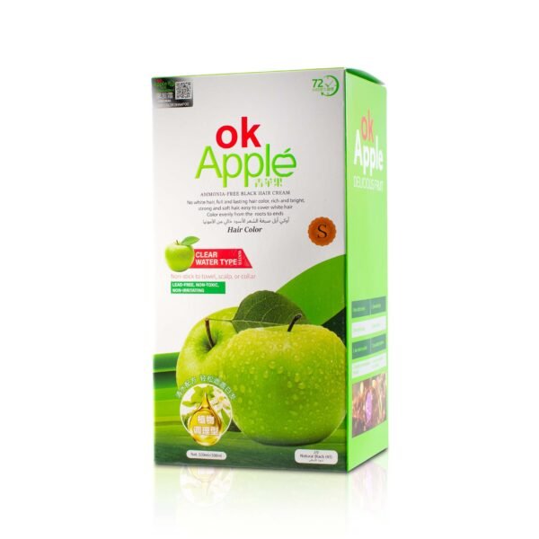 Ok Apple Ammonia Free Black Hair Cream