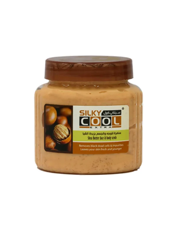 Silky Cool Face & Body Scrub 300 Ml - Shea Butter