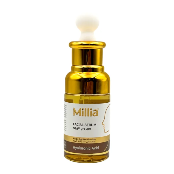 Millia Hyaluronic Acid Skincare – Choose Between Cream (100 ml) or Serum (40 ml) - Intense Hydration, Plumpness, and Smoothness with Hyaluronic Acid - Image 2