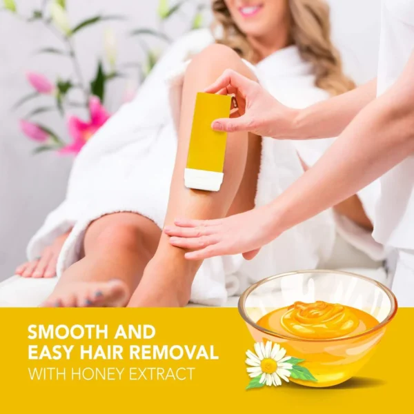 Roial Roll On Wax 100 ml - Honey - Image 2