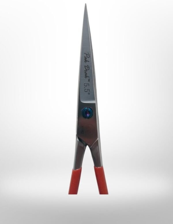 Pak Dark Professional Hair Cutting Scissors 5.5”  Sharp Stainless Steel Shears with Fine Adjustment Screw – Durable Barber & Salon Scissor for Men, Women & Kids – Ideal for Hair & Beard Trimming - Image 2