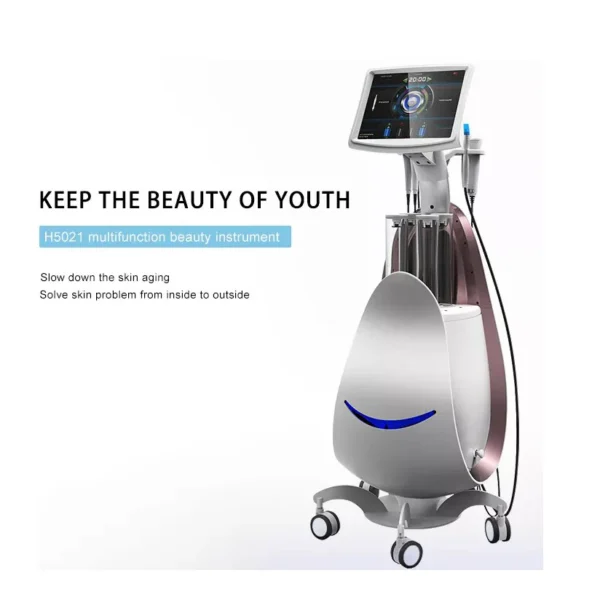 SA-H5021 6-in-1 Multifunction Hydrogen Facial Machine – Professional Skin Rejuvenation, Deep Cleansing, RF Lifting & Nano Spray Beauty Device - Image 9