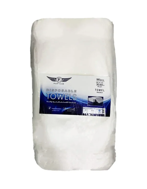 Pilot Disposable Towel 60 GSM )30*60 CM( 180 Pcs Pack
