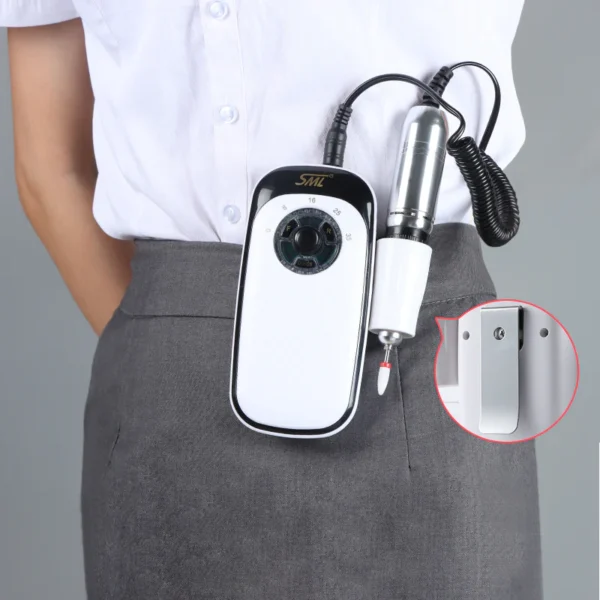 Rechargeable Nail Drill M-7 – Portable, Low Noise, Adjustable Speed Electric Nail File for Acrylic & Gel Nails - Image 4