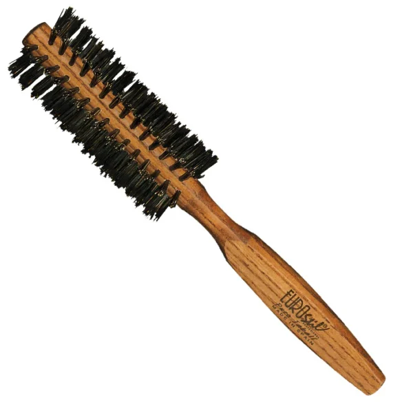 Eurostil Round Brush Wooden Boar Bristles (12mm, 14mm, 18mm) – Professional Styling Brush for Volume & Shine - Image 3