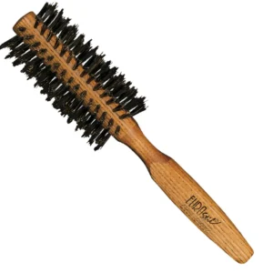 Eurostil Round Brush Wooden Boar Bristles (12mm, 14mm, 18mm) – Professional Styling Brush for Volume & Shine