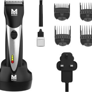 Moser ChromStyle Professional Cordless Hair Clipper (Made in Germany) | 90 Min Operation and 60min Quick Charge | Adjustable Cutting Length | Quick Change Blade (1871-0181)