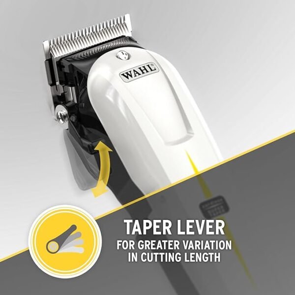Wahl V500 Super Taper, Professional Hair Clippers, Pro Haircutting Kit, Clippers for Bulk Hair Removal, Taper Fade, Adjustable Lever, Cordless, Lightweight, Barbers Supplies - Image 5