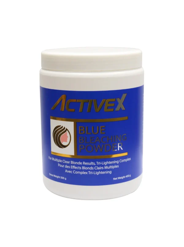 ActiveX Blue Hair Bleach Powder 450g – Professional Blue-Toned Lightening Powder with Tri-Lightening Complex for Blonde & Vivid Color Prep