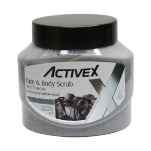ActiveX Face & Body Scrub 500ml - Charcoal