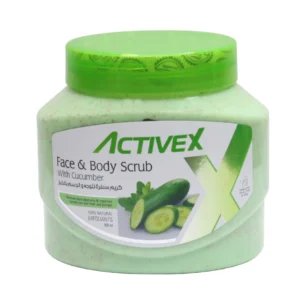 ActiveX Face & Body Scrub 500ml - Cucumber