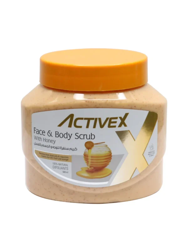 ActiveX Face & Body Scrub 500ml - Honey