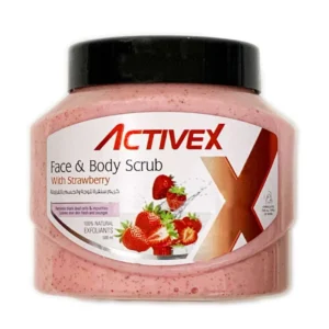 ActiveX Face & Body Scrub 500ml - Strawberry