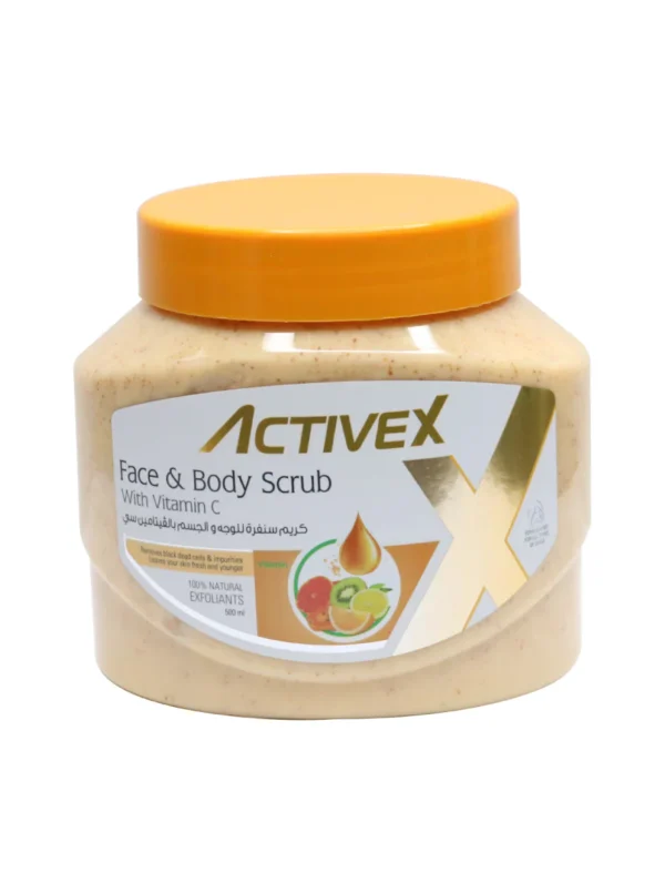 ActiveX Face & Body Scrub 500ml - Vitamin C