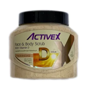 ActiveX Face & Body Scrub 500ml - Vitamin D
