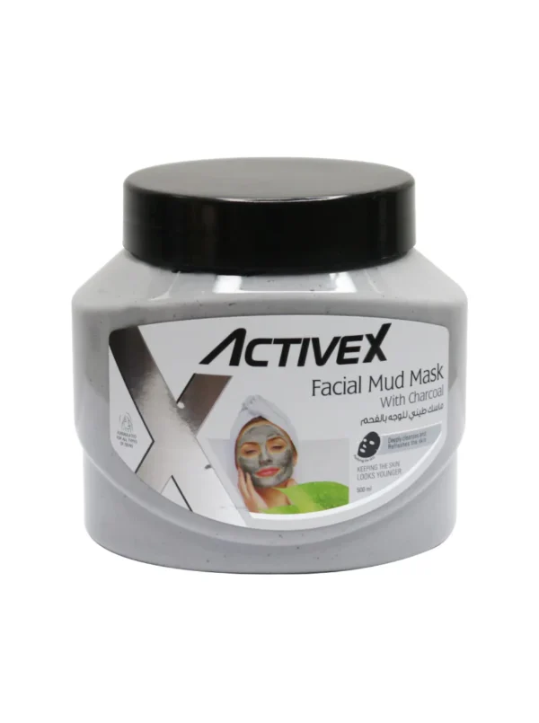 ActiveX Facial Mud Mask 500ml - Charcoal
