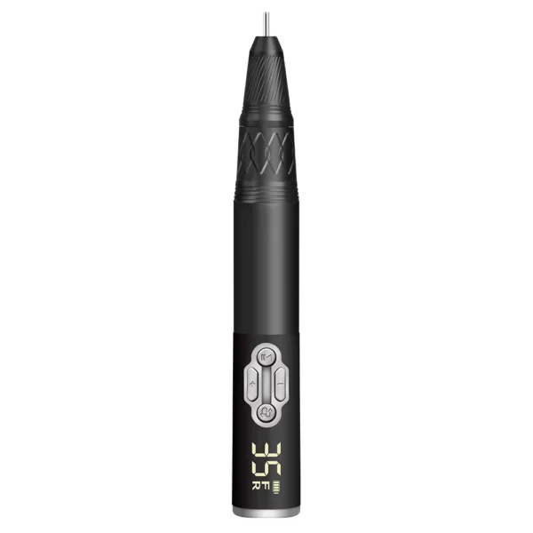 JMD-119 Brushless Cordless Nail Drill Machine (35,000 RPM) - Electric Nail File for Acrylic & Gel Nails, Fast Charging, Low Noise, Portable (Black)