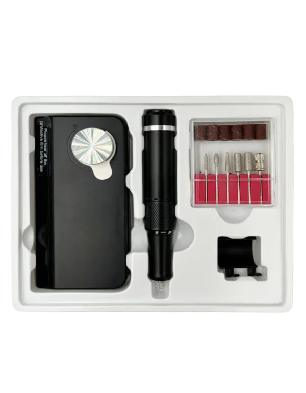 Rechargeable Nail Drill UV-501 35000 RPM - Black