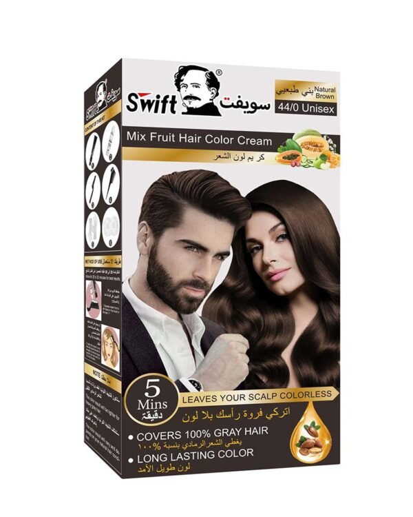 Swift Permanent Ammonia free Hair Color Mix Fruit in Multi-Color Shades 100×2