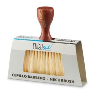 Eurostil Wooden Neck Brush "Barber Line"