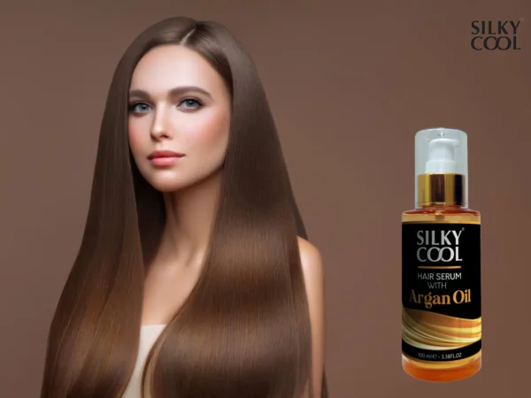 Silky Cool Argan Oil Hair Serum - Intense Hydration - 100ml - Image 2